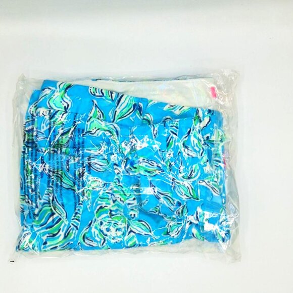Lilly Pulitzer Callahan Knit Short Turquoise Oasis Sz 16 BNWT - Picture 4 of 5